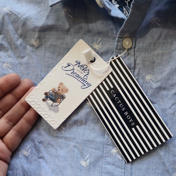 Boy Button Down Top - Picture 6 of 6